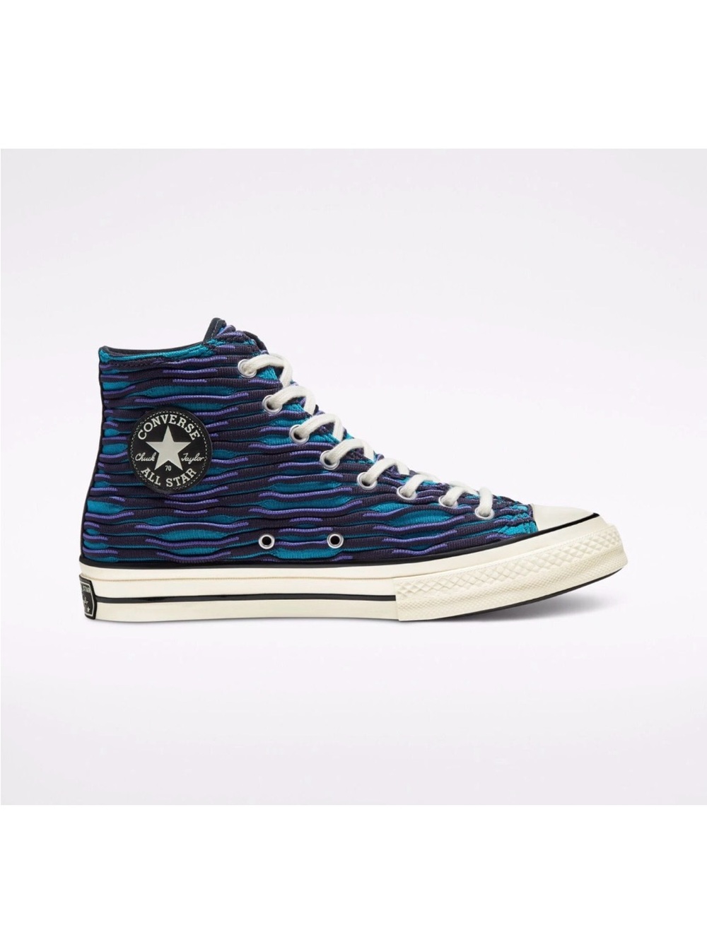 Converse Chuck 70 High Vibrant Knit - Ocean Depths Size 8 US